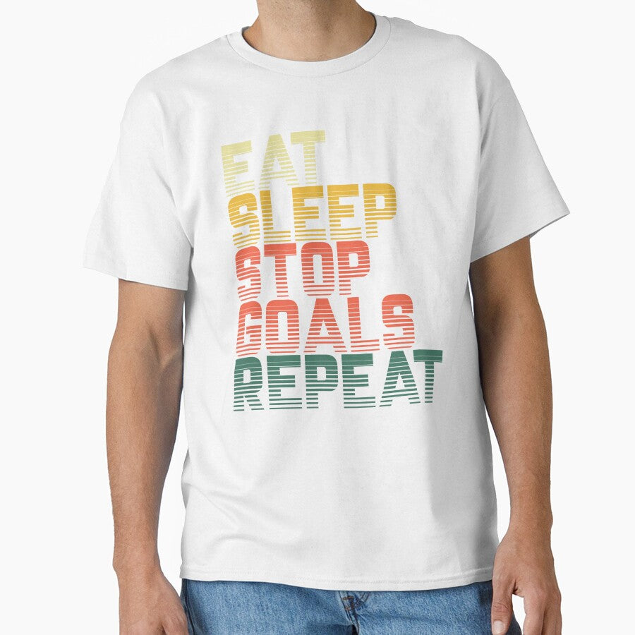 Eat Sleep Stop Goals Repeat Goalie Goalkeeper by borutawear