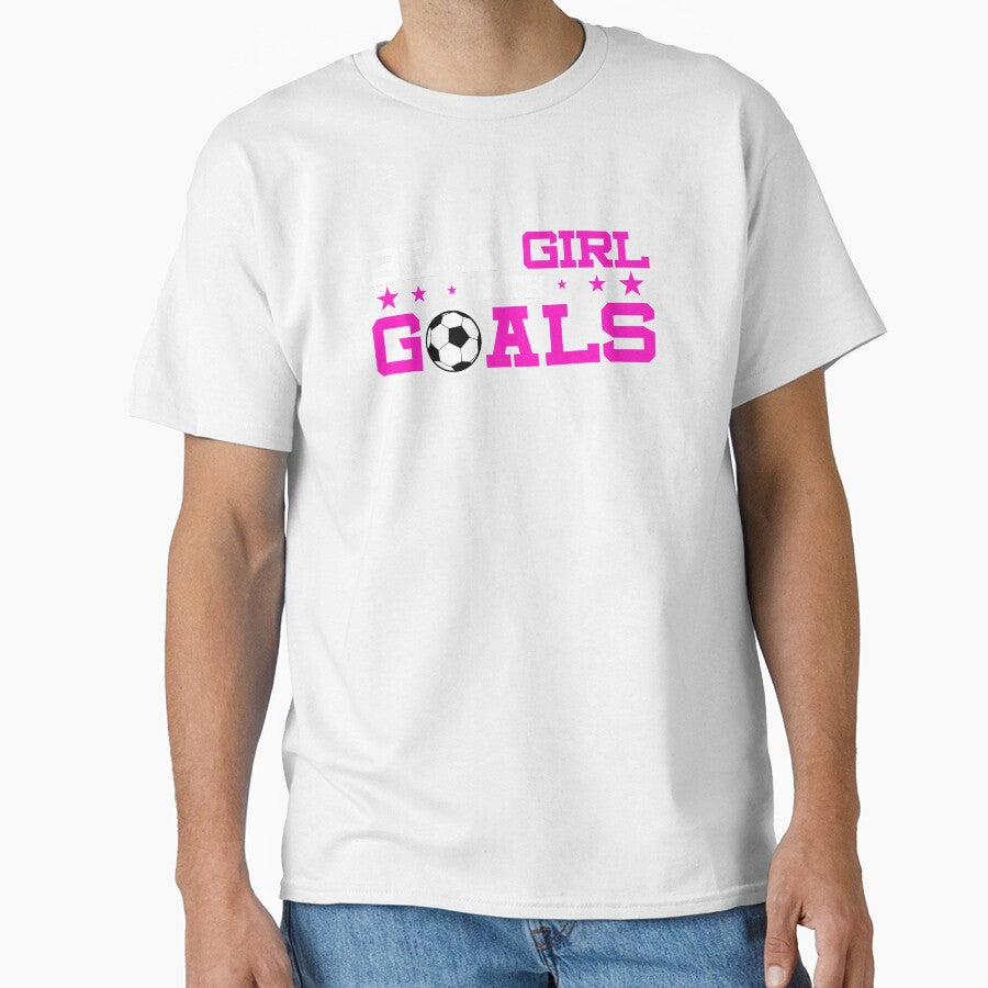 Girl With Goals Soccer product, Soccer print, Sports Tee by Lisbob