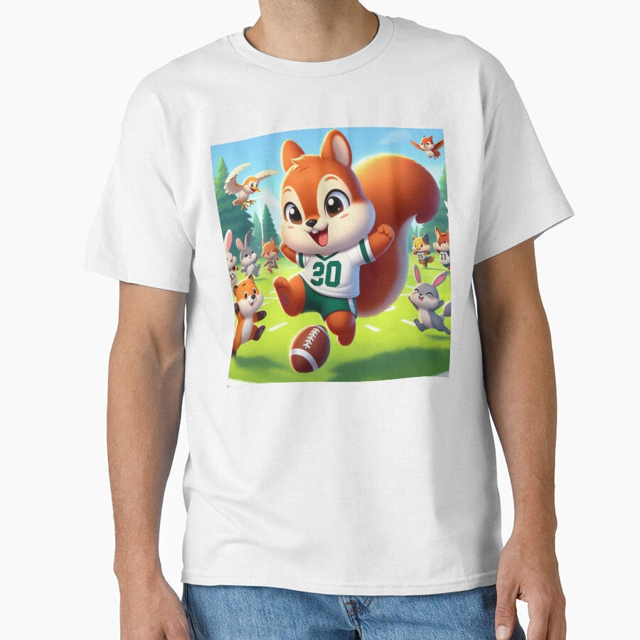 Kids Sports Animal Lover Gift,American football by E.D.CH designs.