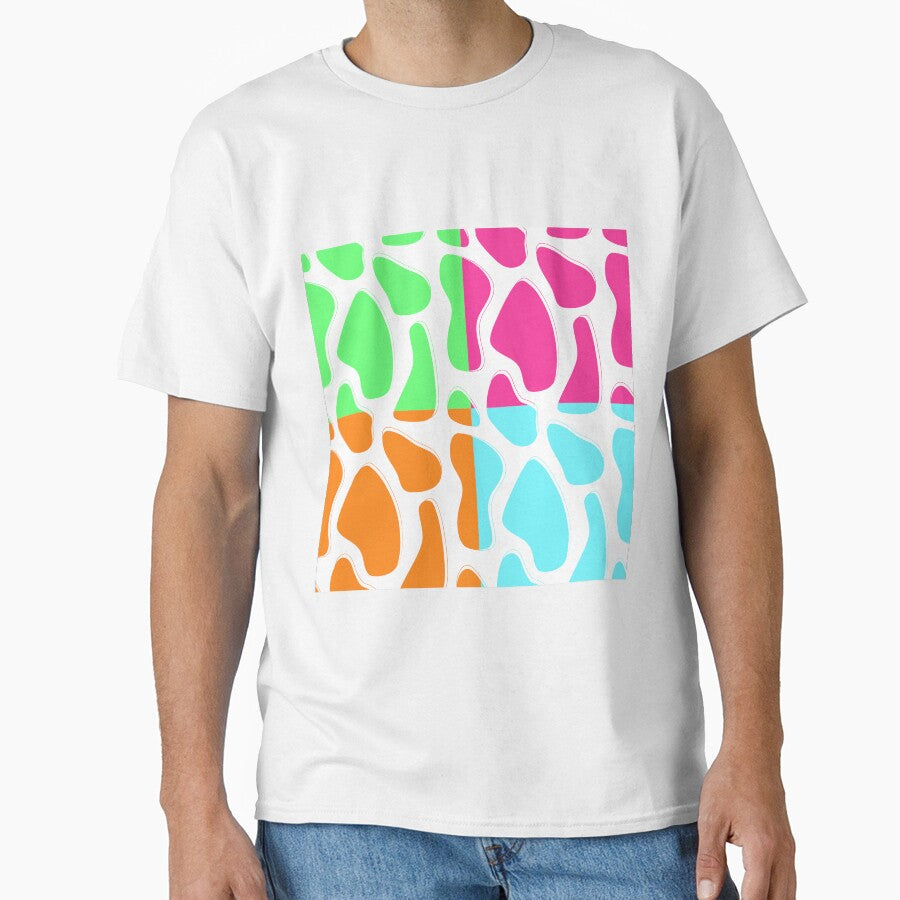 neon cow print by bmiller64