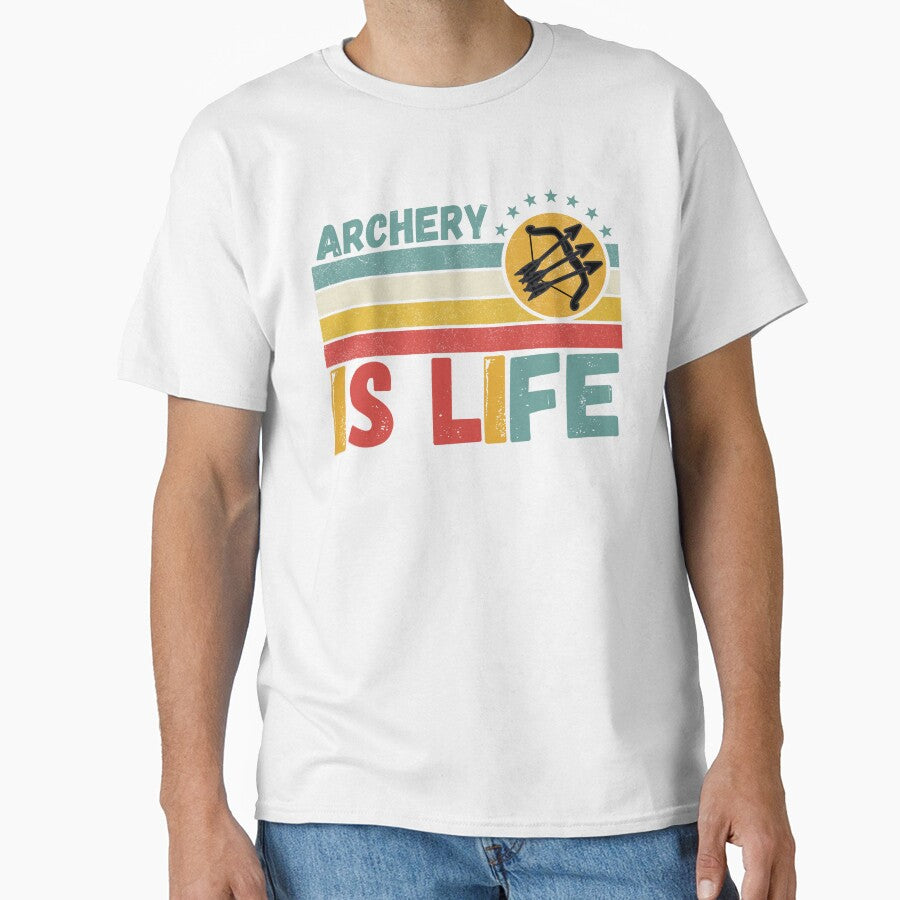 Archery Is Life Archery Lover Vintage by Nicet-shirt1