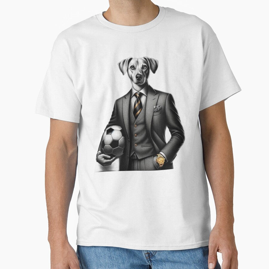 Dapper Dog on the Pitch by MonaCreations