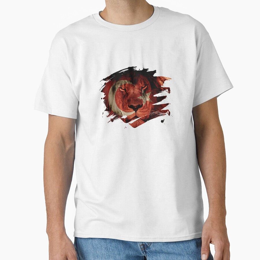 Turkey Flag & African Lion Picture by ockshirts