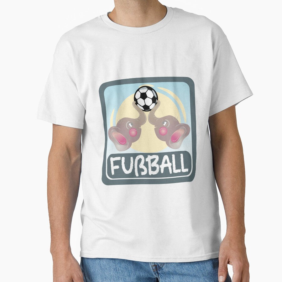 Children's football elephants children by minimalartstory
