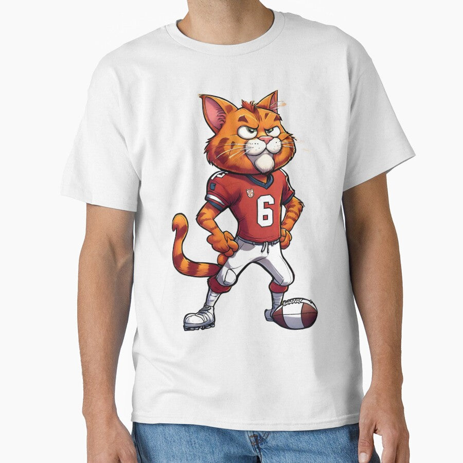 Proud Garf in a soccer player outfit, fan art Garfield by SweetRossel