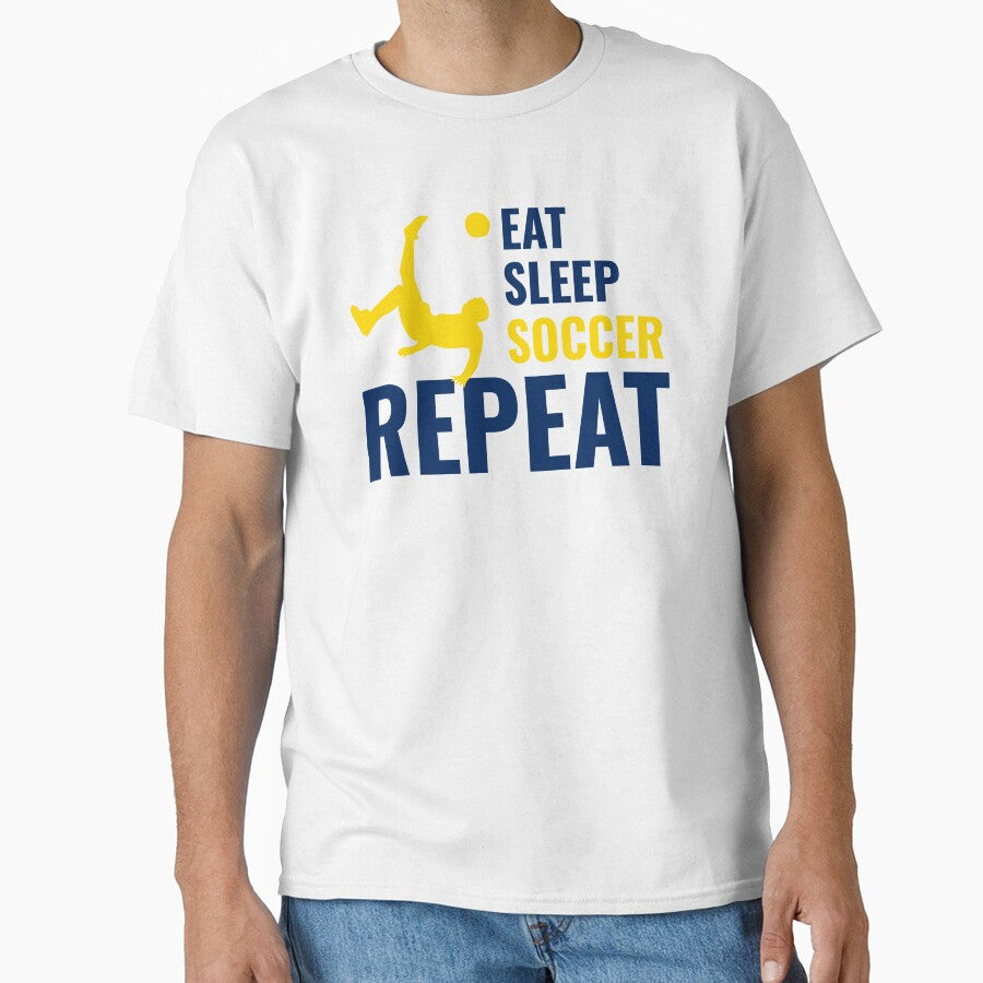 Eat Sleep Soccer Repeat Football by Web CreationsNL