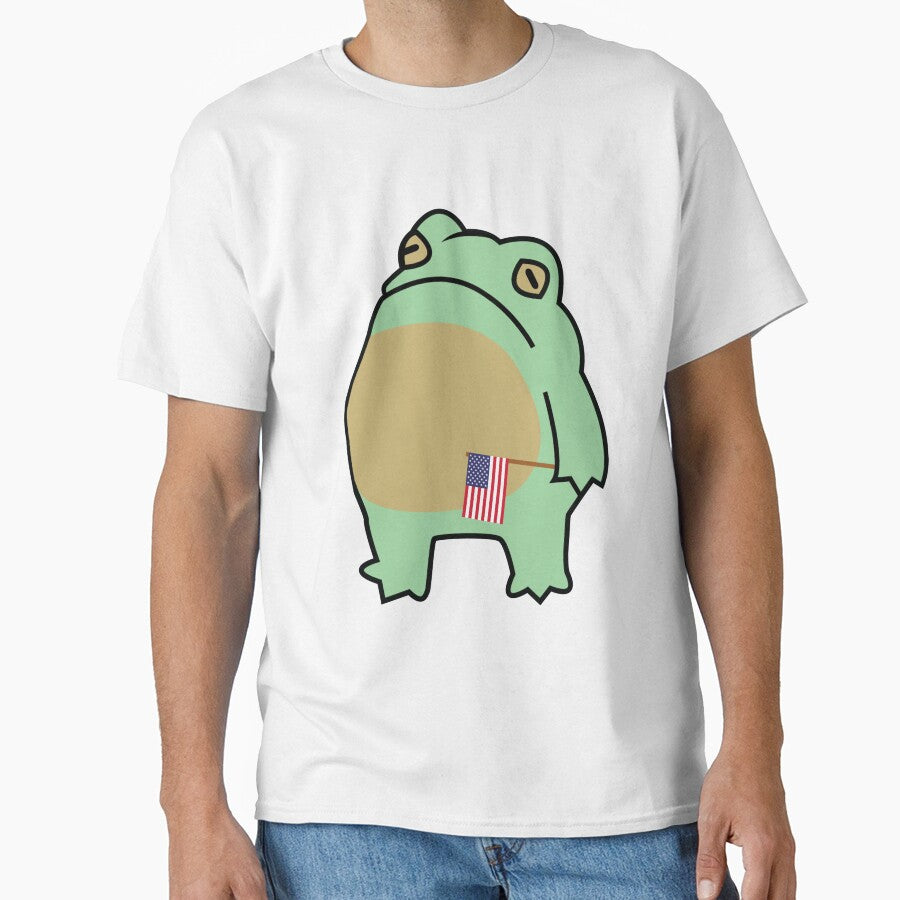 Frog with american flag by SKdarealshop