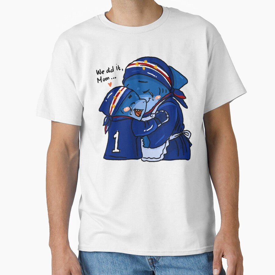 We Did It, Mom – Emotional Cape Verde Shark Victory Hug by chupichapa