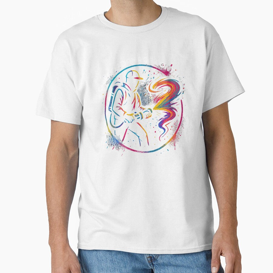 Chief of Damage Control Badge Funny Dad Shirt Neon Graffiti Style Parenting Chaos Humor Tee by Merchdusa
