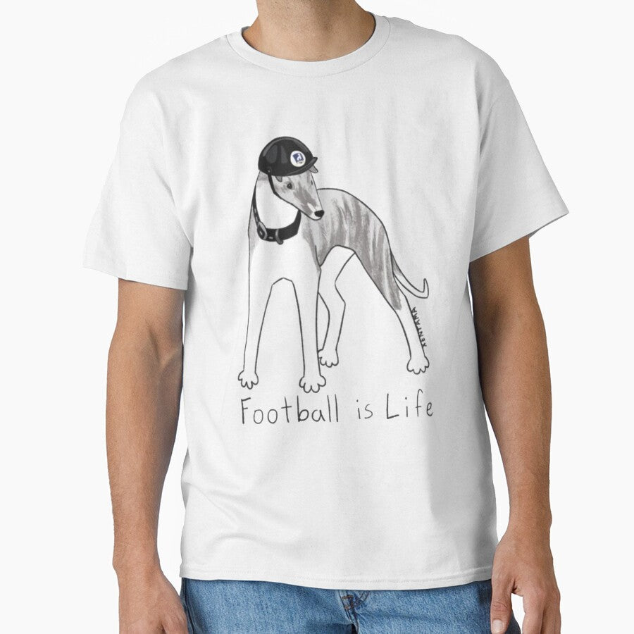 Football is Life funny dog by AnnaLynch89