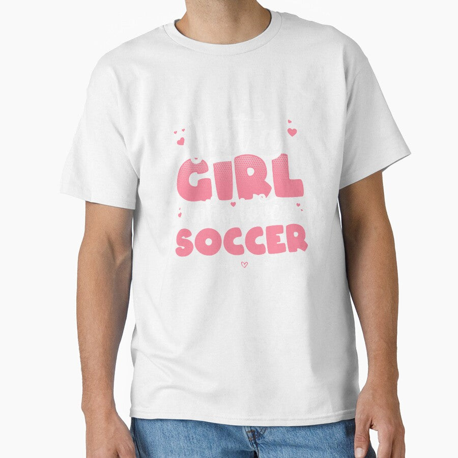 Just A Girl Who Loves Soccer - Cute football player gift design by theodoros20