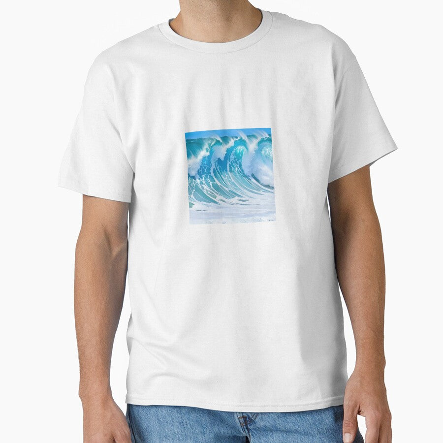 Power of the blue ocean waves by PixJaipal