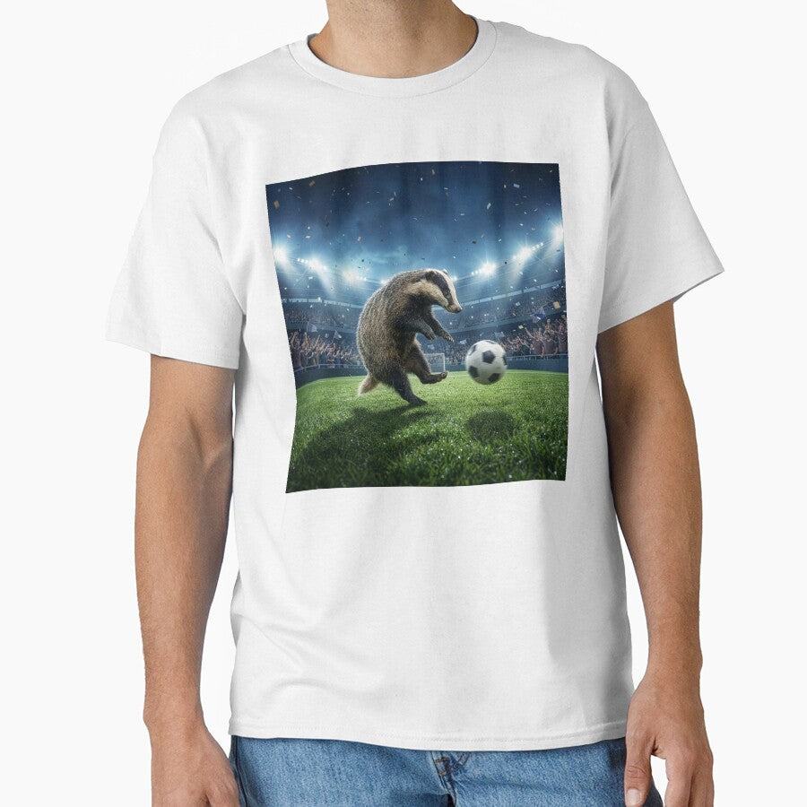 Dynamic Badger Plays Soccer Like Ronaldo by Tridentulus