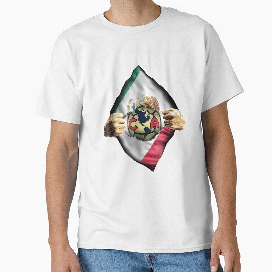 Mexico America Heartbeat Love Club Funny Fan- America by DaireShitrig