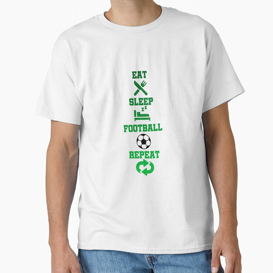 Eat Sleep Football Repeat by Wyverin