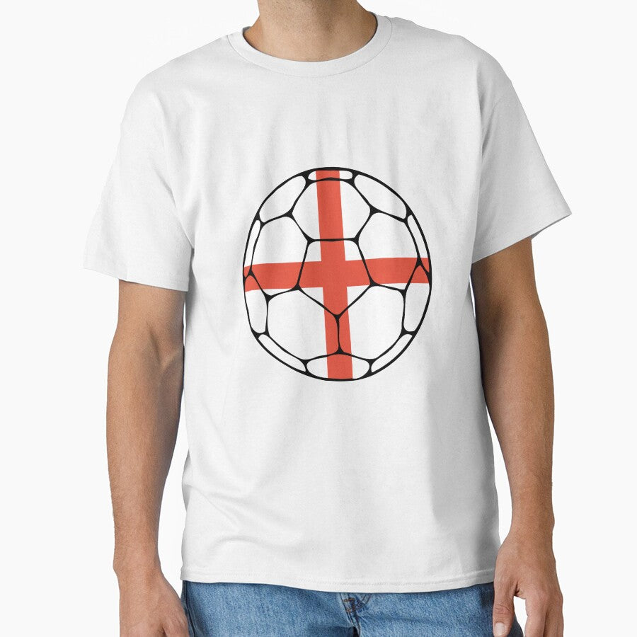 England Flag Soccer Ball by ehgraphics15