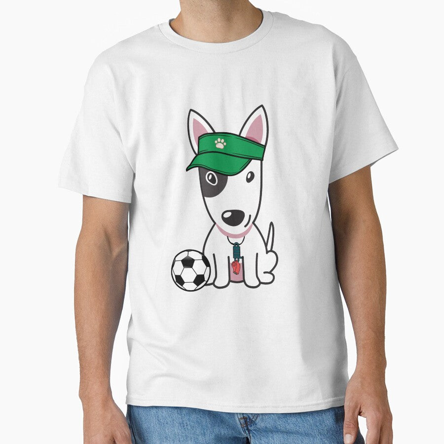 Soccer Player Bull Terrier by Pet Station