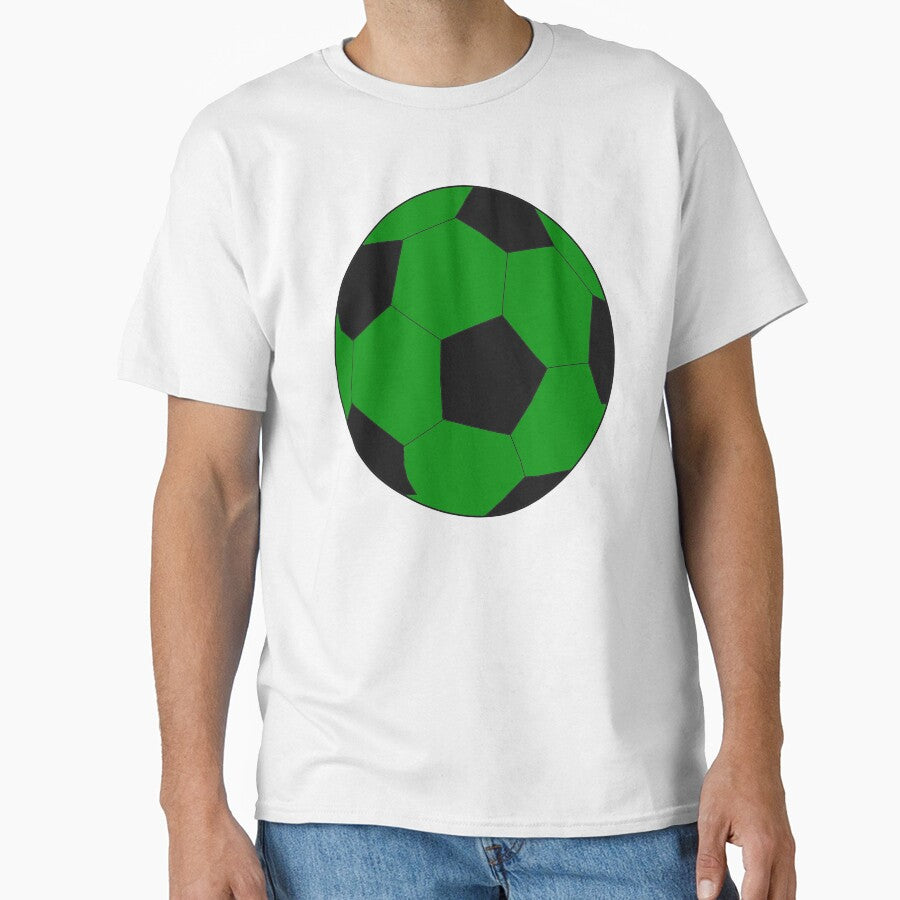 Green Soccer Ball Drawing by RioCariocaClub