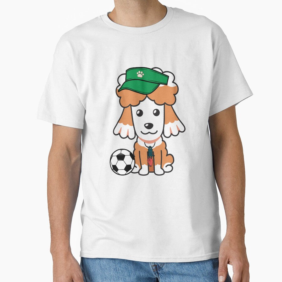 Soccer Player Brown dog by Pet Station