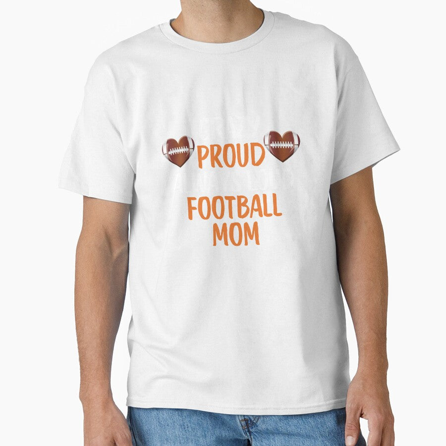 Crazy Proud Always Loud Football Mom Funny Football Mom Gift by lou731
