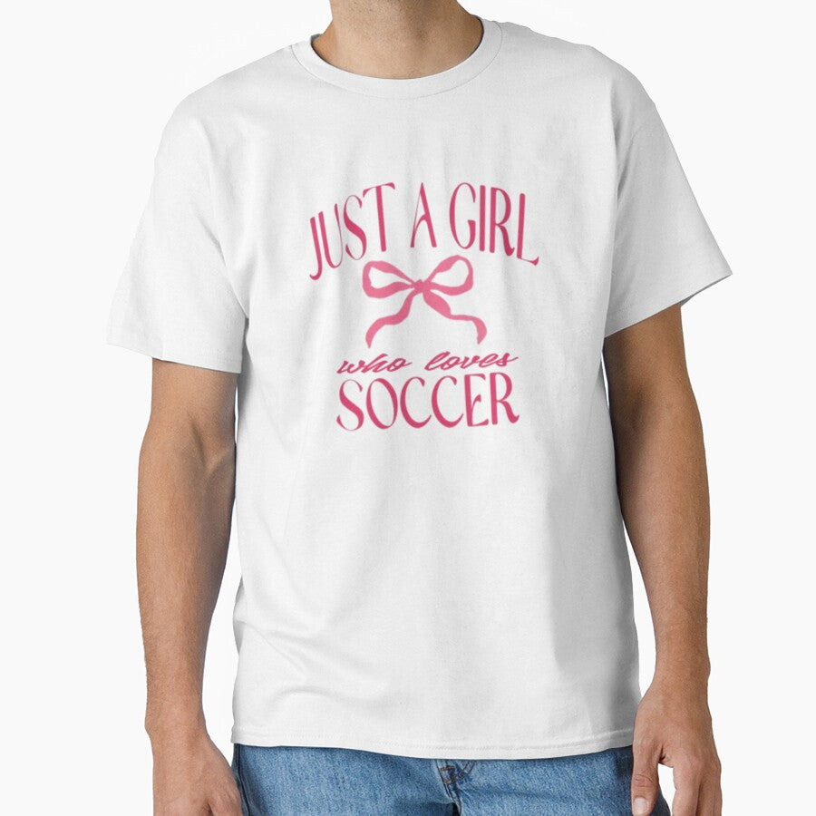 Just a Girl Who Loves Soccer - Cute Sports Design by ZoeBV