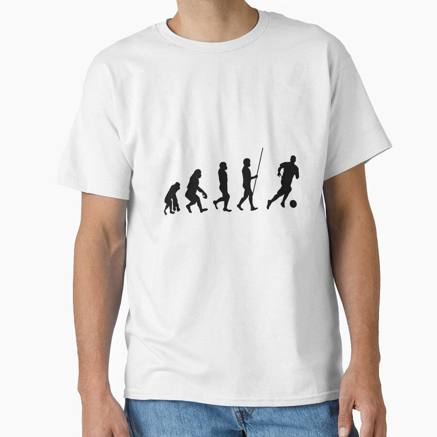 Evolution football soccer player by JonasDesign