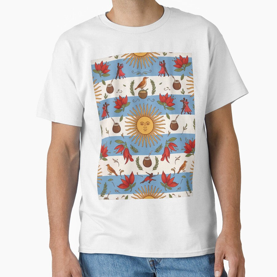 Futbol Vino Argentine Cultural Heritage Patterns Landscapes National by ART ATTACK ZONE