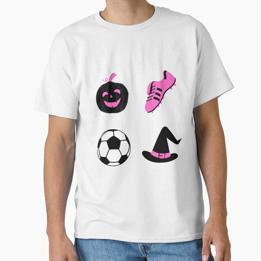 Kids Girl Pink Soccer Halloween - Soccer Ball and Boots by ijdesigns