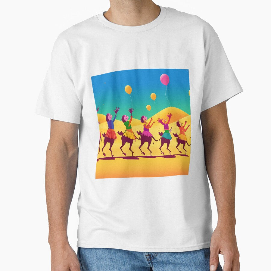 Camel Dance Party in Desert by sidlerkotaim