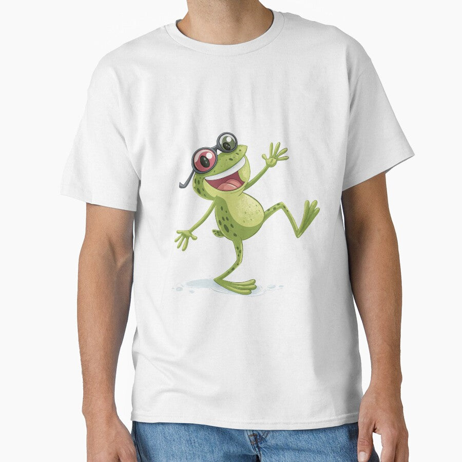 Goofy Frog on the Move by Alihassan-Art