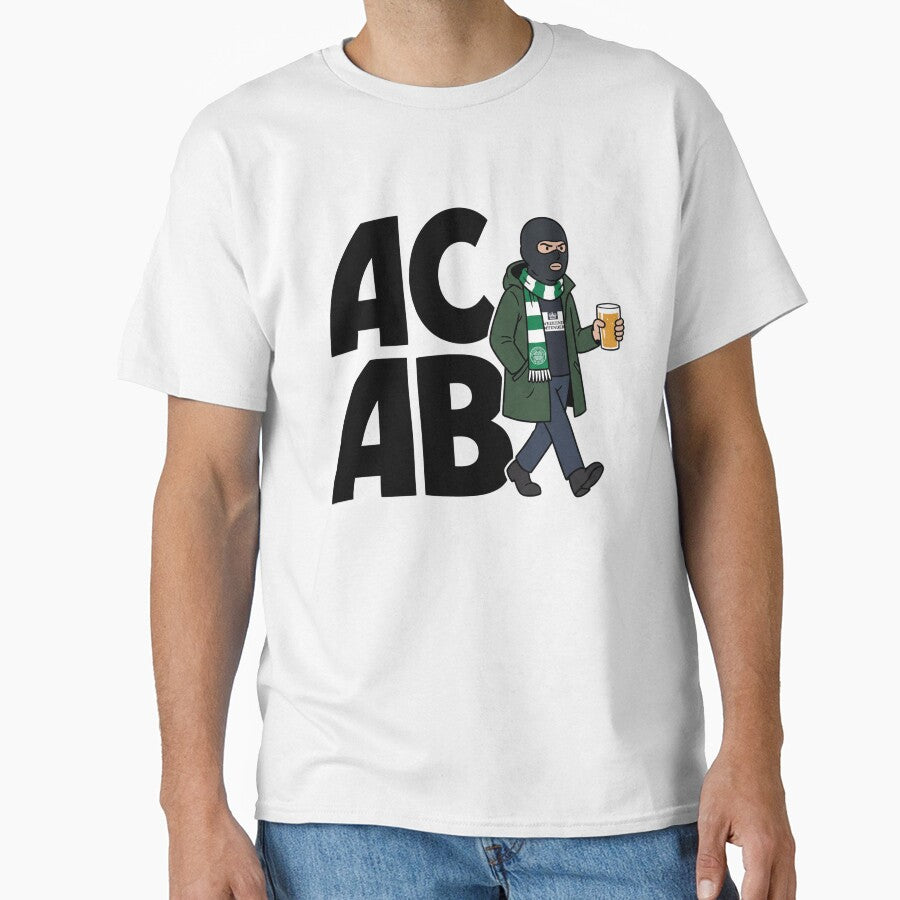 ACAB Green Brigade Celtic Football Fan by terrace-designs