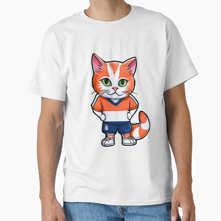 NETHERLANDS Sports Team: a Cat wearing colours of Dutch Flag Prinsenvlag D28 by PerfectDay2Play