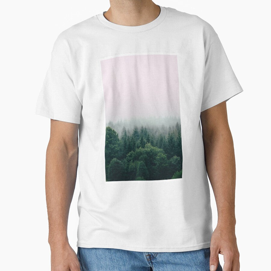 Green Forest Trees Mist Photographic Print by Mother-Nature65