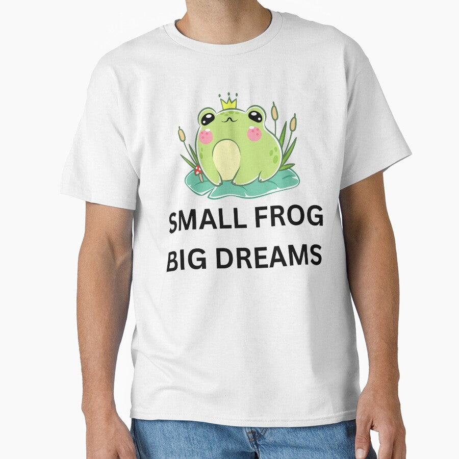 Small Frog Big Dreams Cute Frog Design by Mother1Joseph