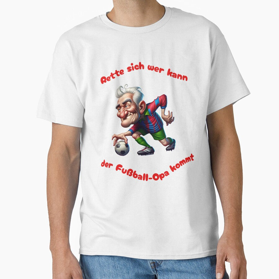 Grandpa plays football by HerbertFlenner