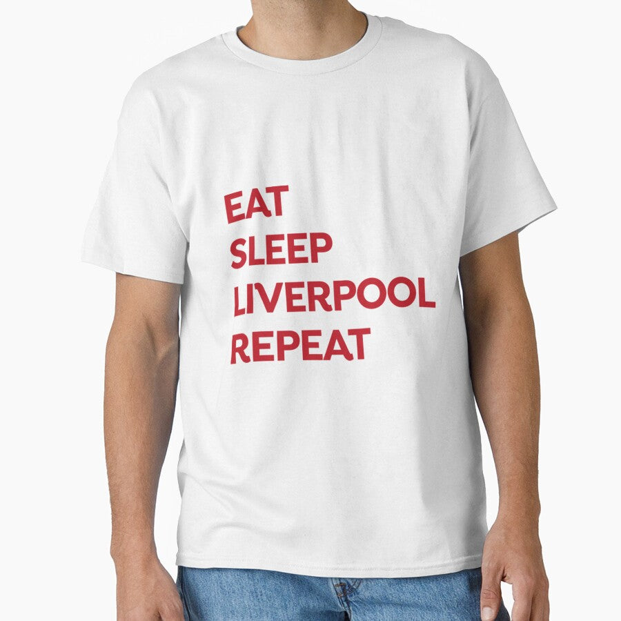 Liverpool eat - sleep - liverpool - repeat by TillyMoss