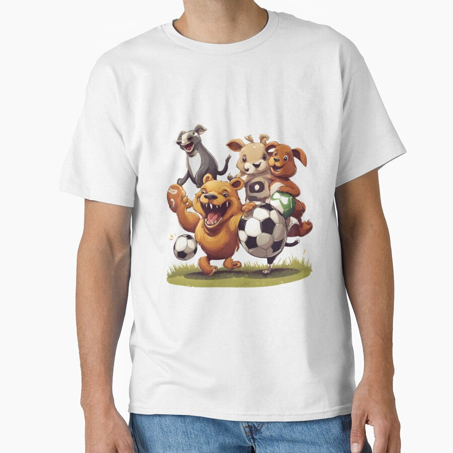 Football animals by ComeeAndSeee