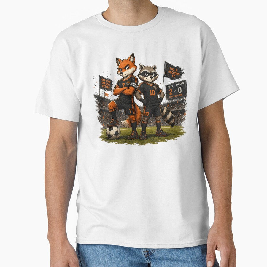 ONE TEAM ONE GOAL – Fox & Raccoon Soccer Legends by the-dovlat