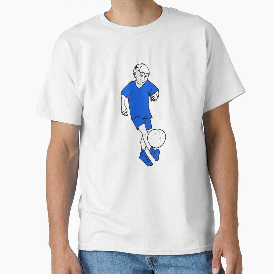 Soccer Boy in Blue by MonicaArtist