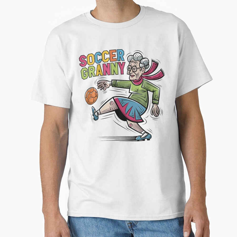 Funny Soccer Granny Soccer Abstract by Nature's Fancy
