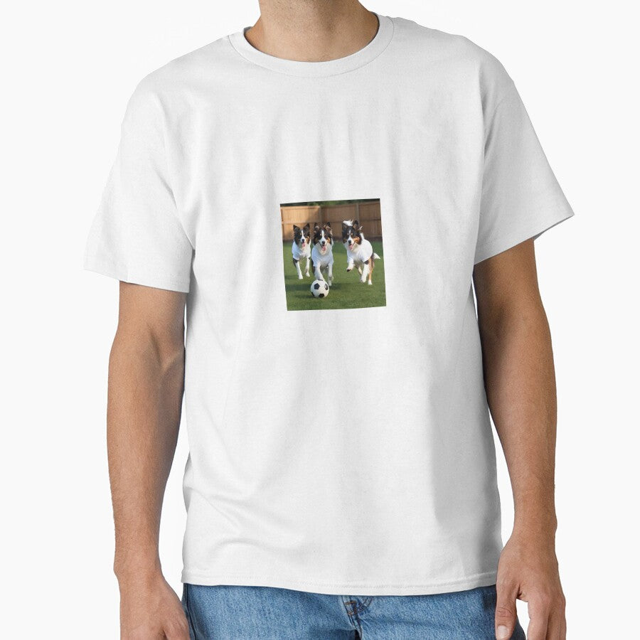 Border Collies love football too! Soccer and Dog Lovers - Tottenham Hotspur, Fulham - Any dog, any colour by Humour House Designs