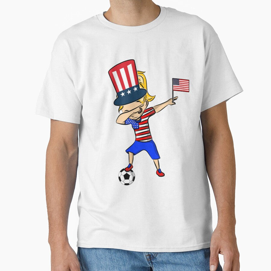 Dabbing Patriotic Soccer Girl by EverythingKawai