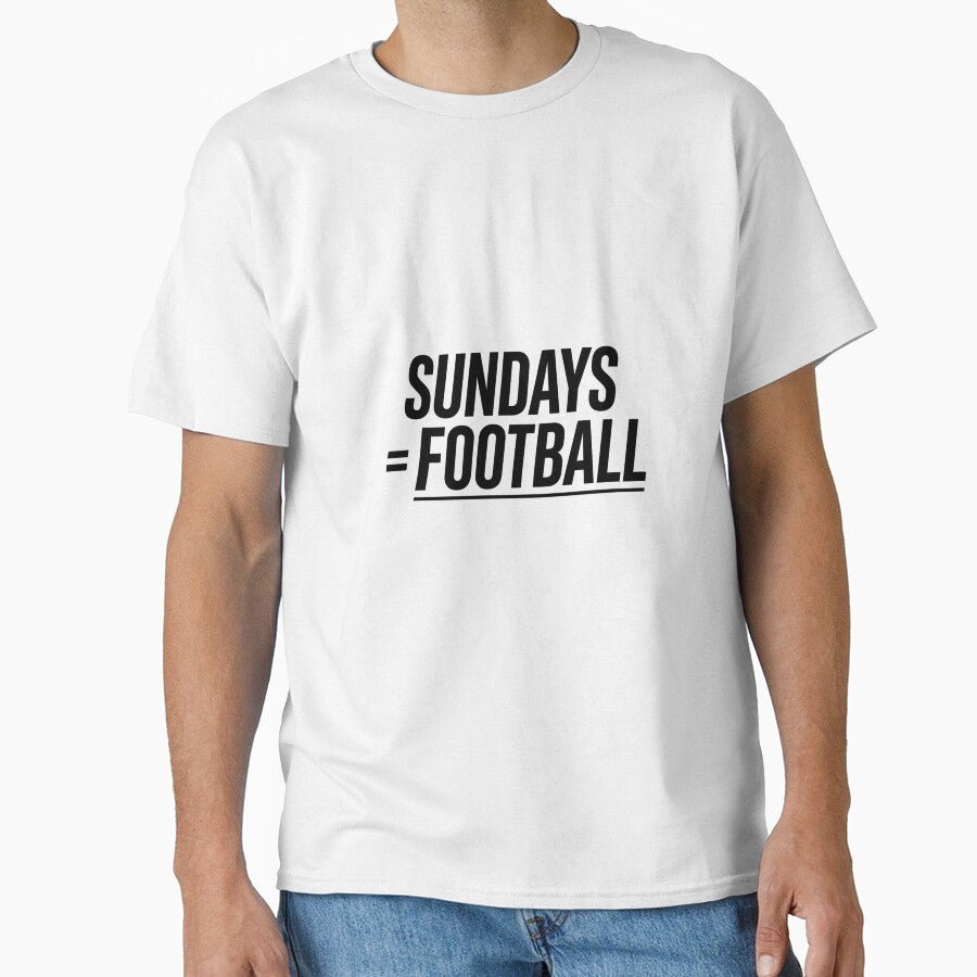 Sundays Equal Football Shirt | Weekend Football Fan by Boldna