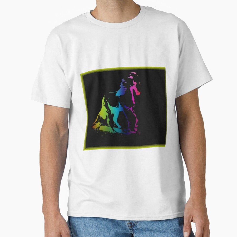 A colorful horse on a dark Night by Bigrow
