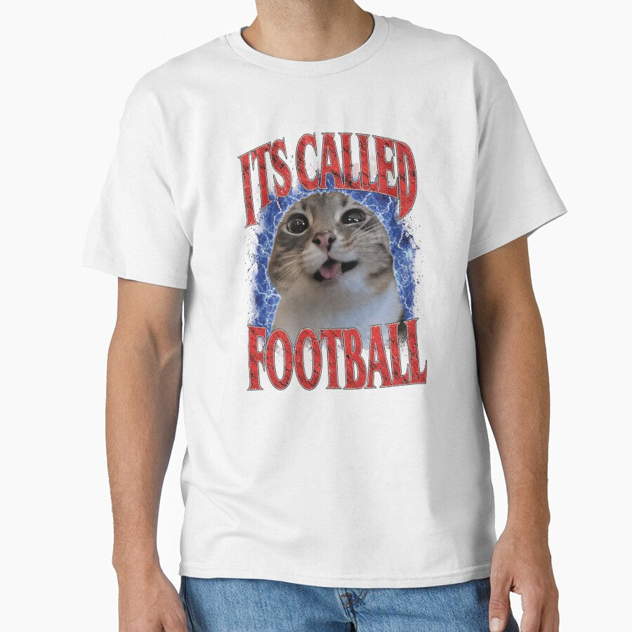 Football Silly Cat USA World Cup Meme Shirt Funny Y2K Grunge Cat Graphic Tee Soccer Meme Shirt Chaotic Cat Fan Gift by darkdotsdesigns