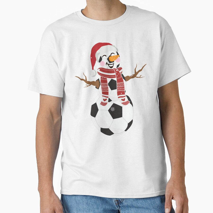 Funny Ball Christmas Soccer Balls Lover Santa Snowman Family Matching Holiday Trip by LittleZea