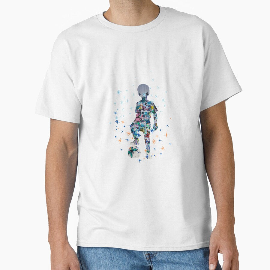 Kid Playing football with star by Chayan