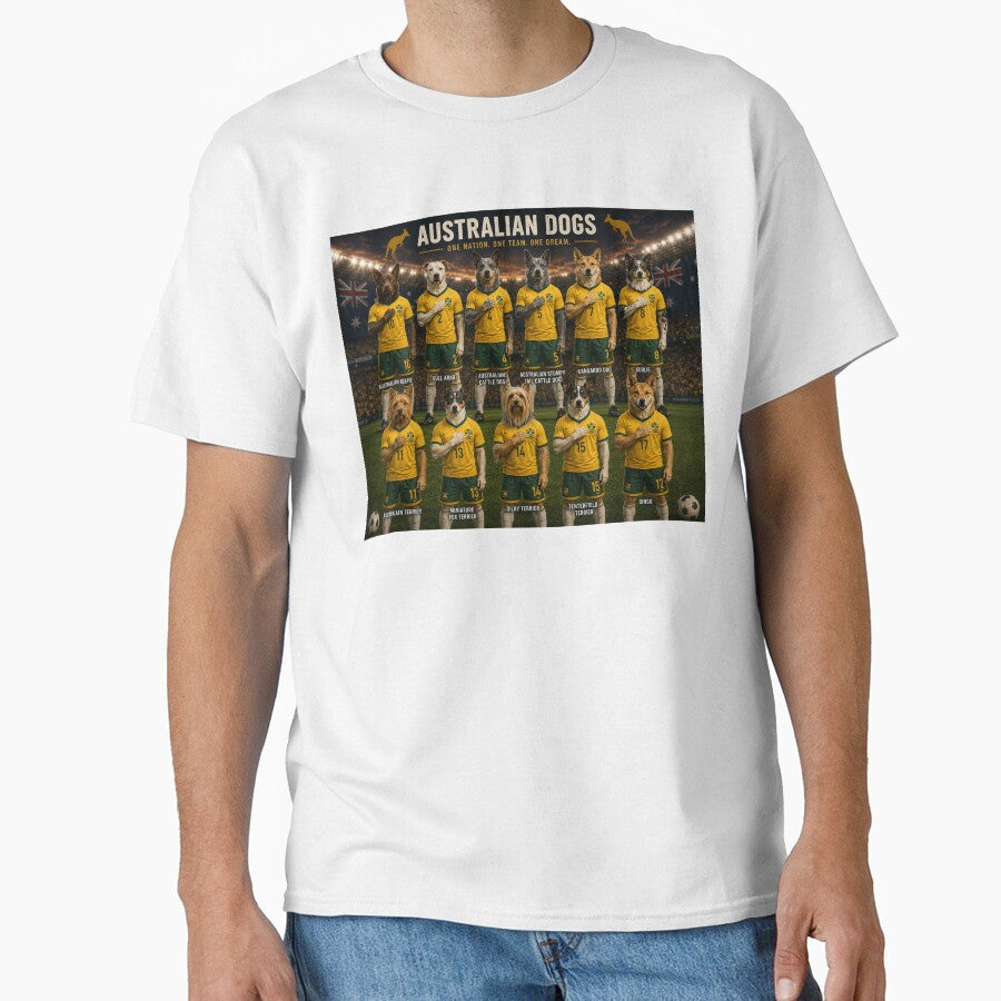 Australian Dogs World Cup 2026 | Soccer Team Fan Art Poster by WhatASunShine