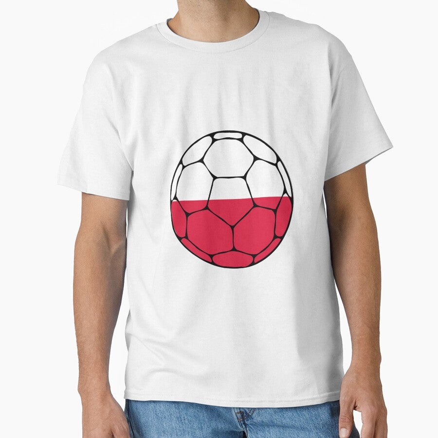Poland Flag Soccer Ball by ehgraphics15
