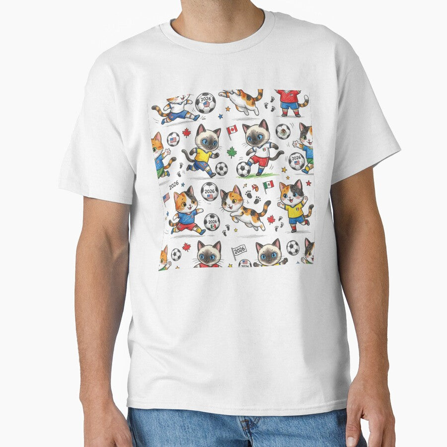 Chibi Soccer Cats 2026 - Cute Football Kittens Pattern by TaiwanMemory
